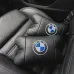 Авто подушки 2 шт — набор BMW из натуральной кожи, на подголовник в машину, Автомобильная подушка БМВ