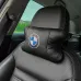 Авто подушки 2 шт — набор BMW из натуральной кожи, на подголовник в машину, Автомобильная подушка БМВ