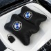 Авто подушки 2шт — набір BMW з натуральної шкіри, на підголівник у машину, Автомобільна подушка БМВ - фото 5