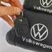 Набор подушек 2шт в авто Volkswagen из натуральной кожи, на подголовник в машину, Автомобильная подушка