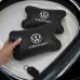 Набор подушек 2шт в авто Volkswagen из натуральной кожи, на подголовник в машину, Автомобильная подушка