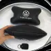 Набор подушек 2шт в авто Volkswagen из натуральной кожи, на подголовник в машину, Автомобильная подушка