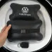 Набор подушек 2шт в авто Volkswagen из натуральной кожи, на подголовник в машину, Автомобильная подушка