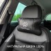 Набір подушок 2шт в авто Volkswagen з натуральної шкіри, на підголовник у машину, Автомобільна  подушка - фото 5