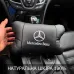 Мерседес 2шт, натуральная кожа, подушки на подголовник для авто с логотипом Mercedes-Benz - фото 2