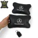 Мерседес 2шт, натуральная кожа, подушки на подголовник для авто с логотипом Mercedes-Benz - фото 3