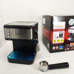 Эспрессо кофемашина Crownberg CB-1570 1200 Вт с рабочим давлением 20 бар и функцией приготовления 2 чашок