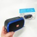 Bluetooth-колонка TG632 з радіо, ліхтарем, сонячною батареєю та гучномовцем. Колір: синій - фото 3