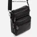 Стильная мужская сумка через плечо из натуральной кожи, компактный размер, много отделений