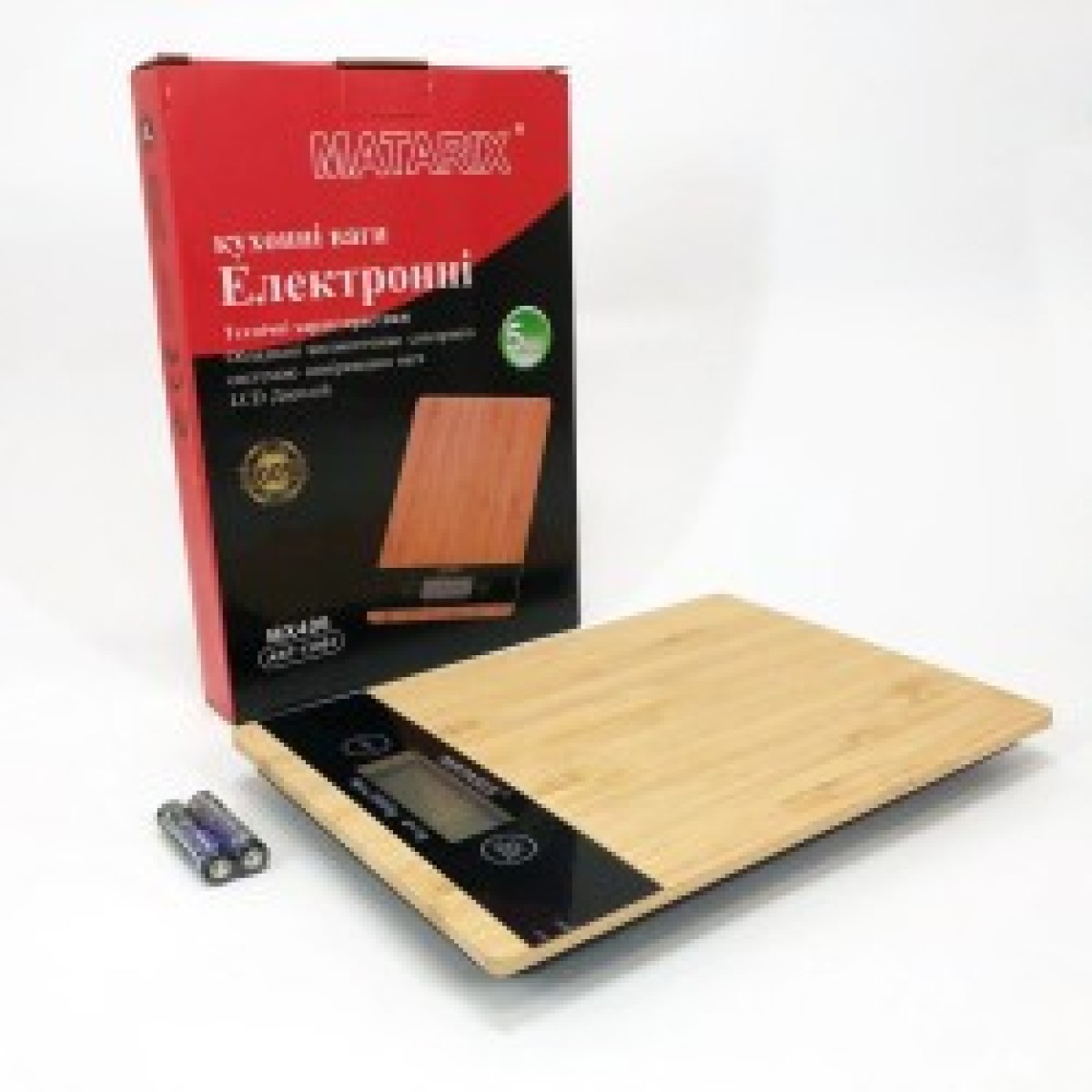 Весы кухонные MATARIX MX-406 5кг Wood, Кухонные весы для приготовления блюд, Весы для домашней кухни (арт. 10693)