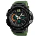 Часы наручные мужские SKMEI 1343AG ARMY GREEN, часы тактические противоударные. Цвет: зеленый