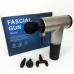 Аккумуляторный массажер Fascial Gun KH-320 портативный ручной ударный мышечный пистолет 4 насадки серый - фото 16