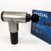 Аккумуляторный массажер Fascial Gun KH-320 портативный ручной ударный мышечный пистолет 4 насадки серый - фото 19
