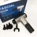 Аккумуляторный массажер Fascial Gun KH-320 портативный ручной ударный мышечный пистолет 4 насадки серый - фото 2