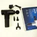 Аккумуляторный массажер Fascial Gun KH-320 портативный ручной ударный мышечный пистолет 4 насадки черный