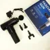 Аккумуляторный массажер Fascial Gun KH-320 портативный ручной ударный мышечный пистолет 4 насадки черный