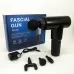 Аккумуляторный массажер Fascial Gun KH-320 портативный ручной ударный мышечный пистолет 4 насадки черный