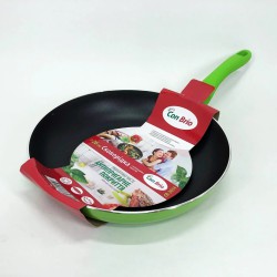 Сковорода с антипригарным покрытием XYLAN Con Brio CB-2614 26 см, сковорода с толстым дном. Цвет: зеленый