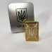 Дуговая электроимпульсная USB зажигалка Украина (металлическая коробка) HL-446. Цвет: золотой