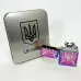 Дуговая электроимпульсная USB зажигалка Украина металлическая коробка HL-446. Цвет: хамелеон