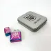 Дуговая электроимпульсная USB зажигалка Украина металлическая коробка HL-446. Цвет: хамелеон