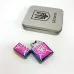 Дуговая электроимпульсная USB зажигалка Украина металлическая коробка HL-446. Цвет: хамелеон