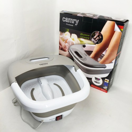Масажна ванна для ніг Camry CR 2174 складаний масажер для стоп з підігрівом 500 Вт вібраційний масаж