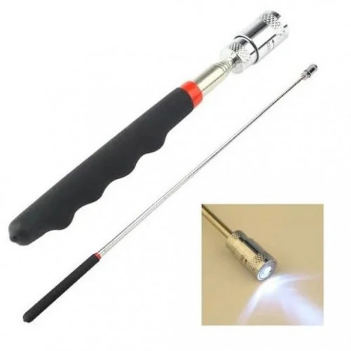 Телескопический магнит с подсветкой для выемки из труднодоступных мест 19-80 см