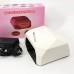 Сушилка для ногтей UV LAMP CCF+LED, Сушилка обычного ногтей, Портативная сушилка для ногтей. Цвет: белый (арт. 10738) - фото 6