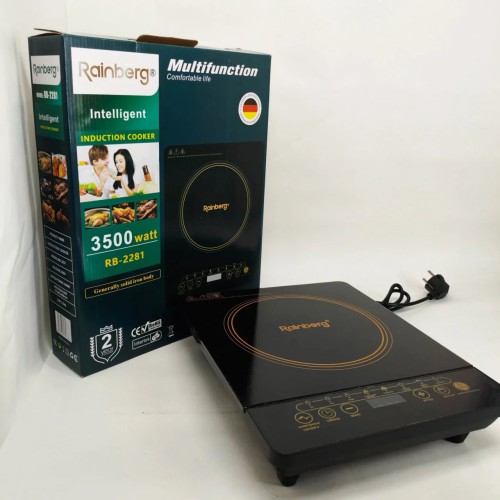 Индукционная варочная панель Rainberg RB-2281 с 1 конфоркой портативная 3500Вт