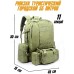 Сумка - подсумок тактическая поясная Tactical военная, сумка нагрудная с ремнем 5 литров кордура хаки (арт. 11617) - фото 33