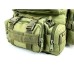 Сумка - подсумок тактическая поясная Tactical военная, сумка нагрудная с ремнем 5 литров кордура хаки (арт. 11617) - фото 4