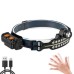 Фонарь налобный BL-W690-LTS+SMD white+red сенсорный (с датчиком движения), светодиодный налобный фонарик - фото 3