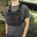 Нагрудная тактическая сумка мужская, сумка через плечо черная разгрузка
