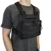 Нагрудная тактическая сумка мужская, сумка через плечо черная разгрузка