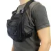 Нагрудная тактическая сумка мужская, сумка через плечо черная разгрузка