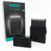 Электробритва VGR V-376 BLACK шейвер, Бюджетная машинка для стрижки бороды, Беспроводная электробритва - фото 18