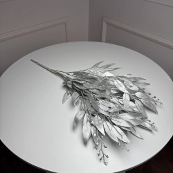 Рускус букет искусственный, В-55 см 5шт/уп. Цвет: серебряный