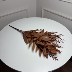 Рускус букет искусственный, В-55 см 5шт/уп. Цвет: коричневый