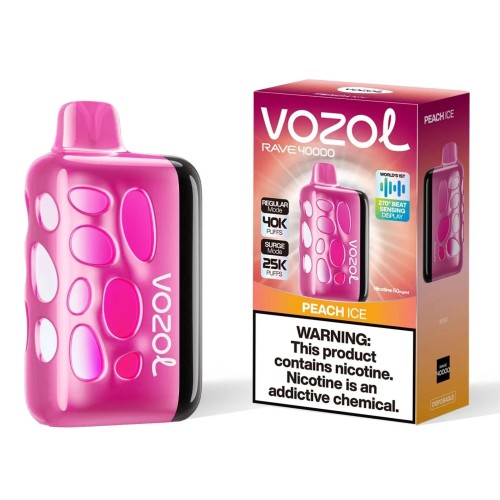 Vozol Rave 40000. Персик (Peach Ice)