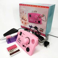 Фрезер DM-211 на 65 Вт - 45000 об./мин. для маникюра и педикюра с педалью и дополнительными насадками