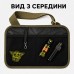 Тактична сумка месенджер хакі, сумка для шевронів та патчів - фото 3