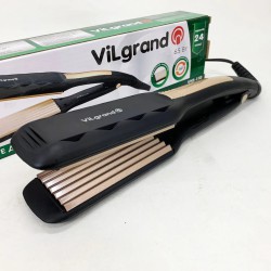Плойка-гофре для волос ViLgrand VHS-110. Цвет: золотой