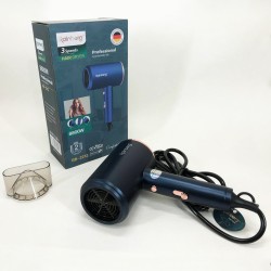 Фен Rainberg RB-2212 8800Вт з регуляцією температури та швидкості для сушіння та укладання волосся Blue