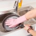 🧤 Силіконові рукавички Magic Silicone Gloves Pink — миття посуду без зусиль та подряпин! - фото 2