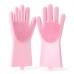 🧤 Силіконові рукавички Magic Silicone Gloves Pink — миття посуду без зусиль та подряпин! - фото 8