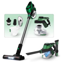 Вертикальный пылесос Adler AD 7083, зеленый – 700Вт, HEPA 13, контейнер 0.8 л