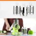 Овочерізка мультислайсер Tabletop Drum Grater Kitchen Master Терка для овочів та фруктів 3 насадки. Колір: зелений - фото 10