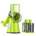 Овочерізка мультислайсер Tabletop Drum Grater Kitchen Master Терка для овочів та фруктів 3 насадки. Колір: зелений - фото 18