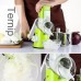 Овочерізка мультислайсер Tabletop Drum Grater Kitchen Master Терка для овочів та фруктів 3 насадки. Колір: зелений - фото 7
